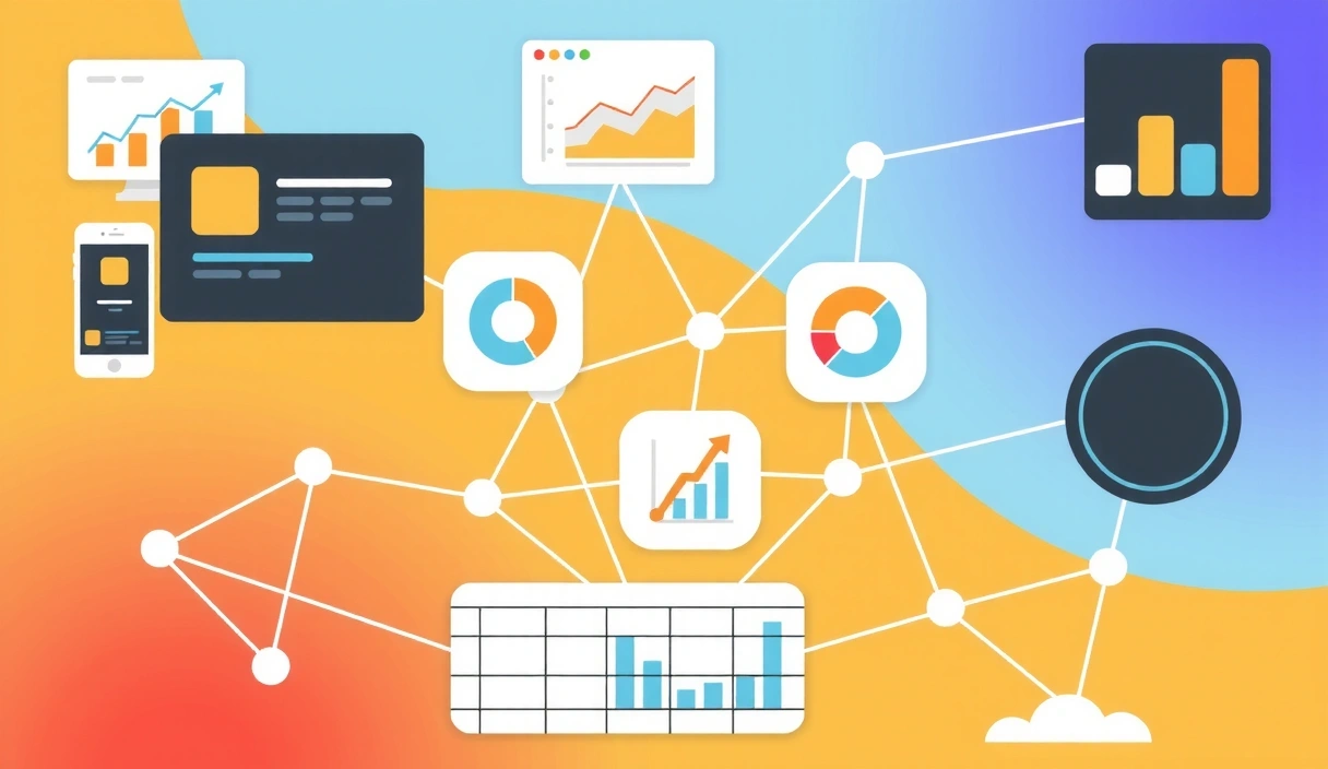 Abstraktní vizualizace úspěšných projektů a dat