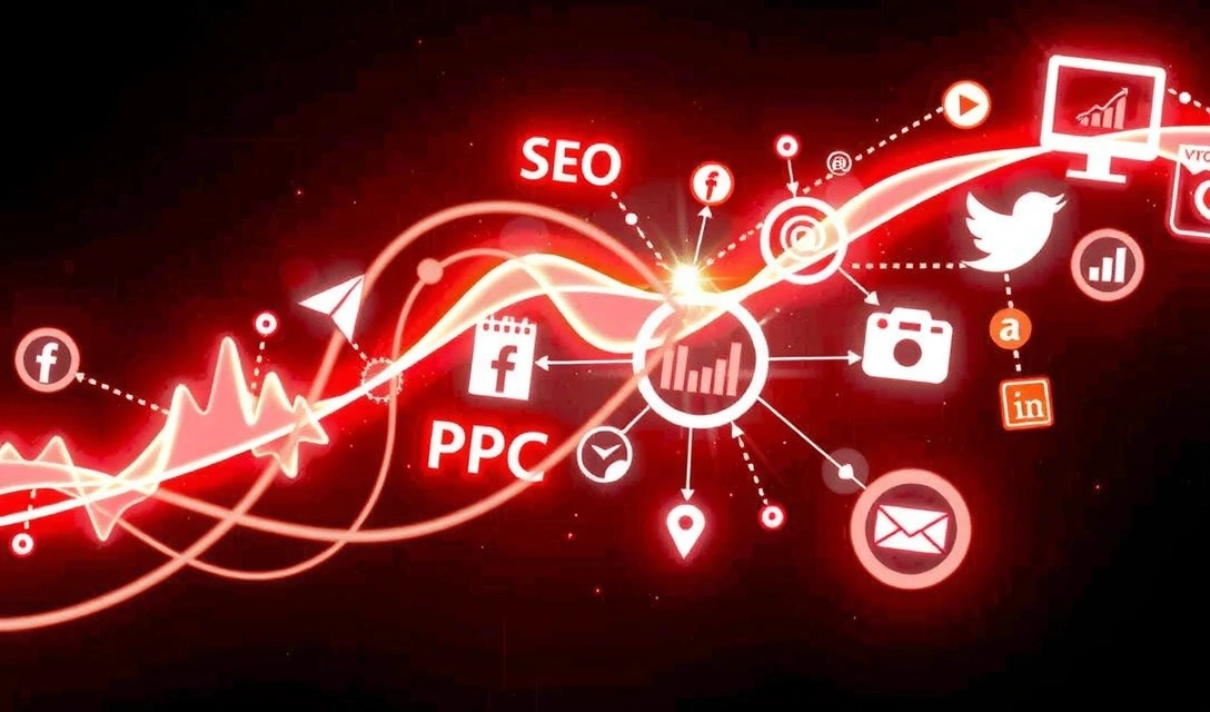 Abstraktní vizualizace marketingových kanálů